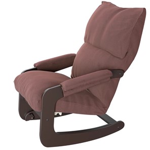 Кресло Трансформер Амадео ВСК №81 (каркас венге, сиденье коричнево-розовое) в Надыме
