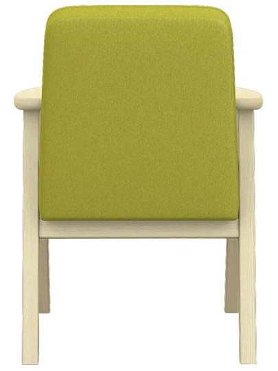 Кресло Ретро ткань лайм, каркас лак в Салехарде - изображение 4