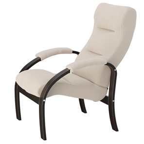 Кресло в гостиную  Шоле, ткань макс 100, каркас венге в Салехарде - предосмотр