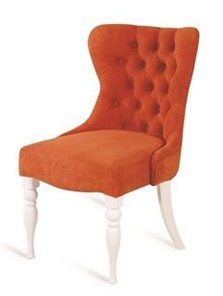 Кресло Вальс (Эмаль белая / Морковный) в Лабытнанги
