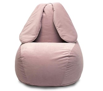 Кресло-игрушка Зайка (длинные уши), розовый в Салехарде - предосмотр