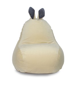 Кресло-мешок Зайка (короткие уши), желтый в Новом Уренгое