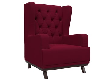 Мягкое кресло Джон Люкс, Бордовый (Микровельвет) в Надыме