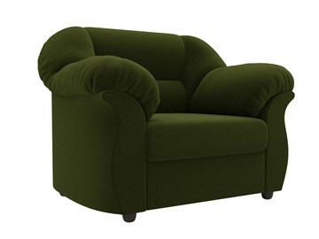 Кресло в гостиную Карнелла, Зеленый (микровельвет) в Салехарде