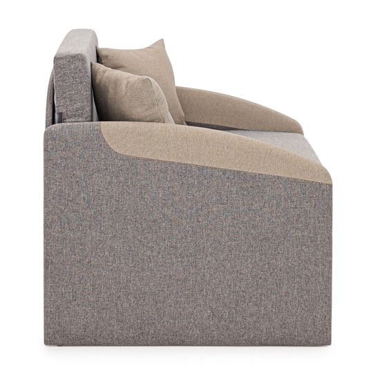 Кресло-кровать Polto серо-коричневый/песочный (рогожка) в Салехарде - изображение 11