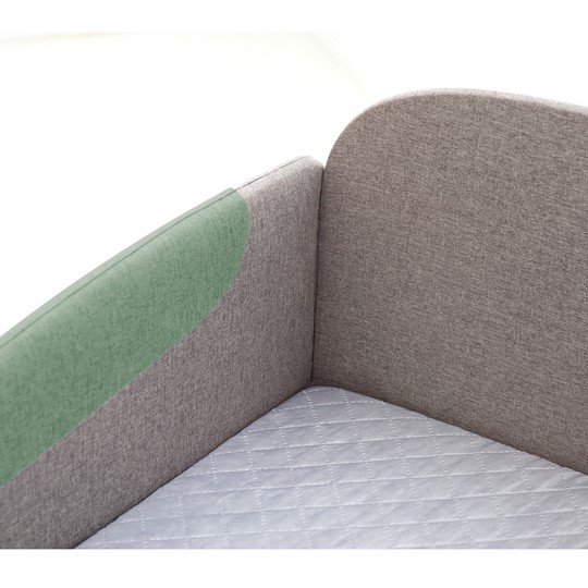 Кресло-кровать Polto серо-коричневый/шалфей (рогожка) в Салехарде - изображение 11
