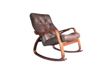 Кресло-качалка Гранд, замша шоколад в Лабытнанги
