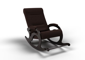 Кресло-качалка Тироль, ткань AMIGo шоколад 12-Т-Ш в Губкинском
