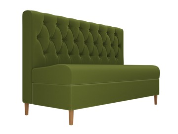 Прямой кухонный диван Бремен, Зеленый (микровельвет) в Салехарде - предосмотр 3