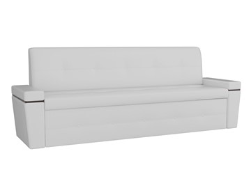 Раскладной кухонный диван Деметра, Белый (экокожа) в Надыме