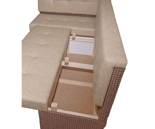 Кухонный угловой диван Нео КМ 3 с механизмом 2000*1110 в Новом Уренгое - изображение 6