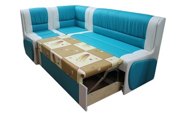 Кухонный угловой диван Квадро 4 со спальным местом в Салехарде - предосмотр 2
