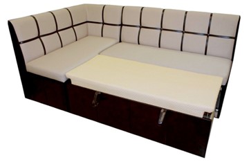 Угловой кухонный диван Квадро 5 со спальным местом в Салехарде - предосмотр 1
