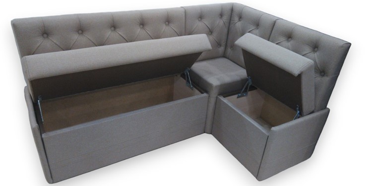 Кухонный угловой диван Квадро 7 мини с коробом в Ноябрьске - изображение 2