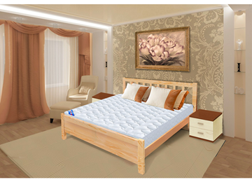 Двуспальная кровать Прага 160х200 с оcнованием в Салехарде