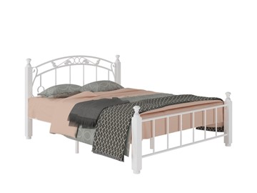 Двуспальная кровать Гарда 5, 160х200, белая в Муравленко