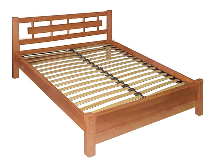 Кровать полуторная Алина 140х190 с оcнованием в Салехарде - изображение 1