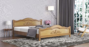 Спальная кровать СВ-Стиль Виктория 160*200 с основанием в Салехарде
