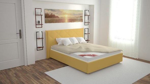 Кровать с подъемным механизмом Альба 160х200 (с коробом) в Надыме - изображение