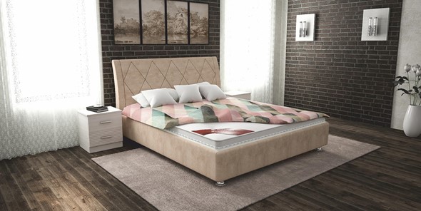 Полуторная кровать Верона 120х200 (с основанием) в Надыме - изображение