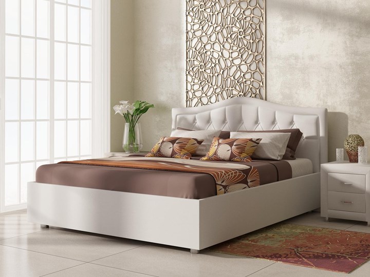 Спальная кровать Ancona 160х200 с основанием в Салехарде - изображение 1