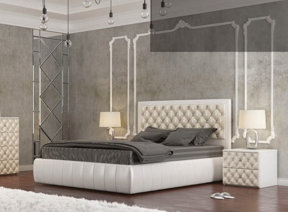 Кровать двуспальная Вита 160*200 с основанием в Салехарде - изображение