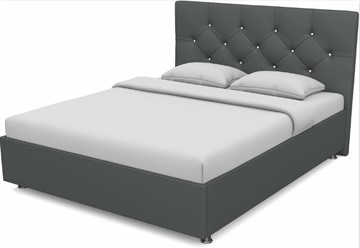 Полутороспальная кровать Моника 1400 с основанием (Nitro Grey) в Тарко-Сале
