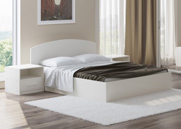 Кровать с подъемным механизмом Этюд 140x200, Белый в Новом Уренгое