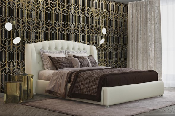 Кровать в спальню Сильва Модерн 180х200 (с основание) в Салехарде - изображение