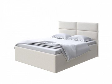 Двухспальная кровать Clever 200х200 без кроватного основания Жаккард (Tesla Бежевый) в Салехарде