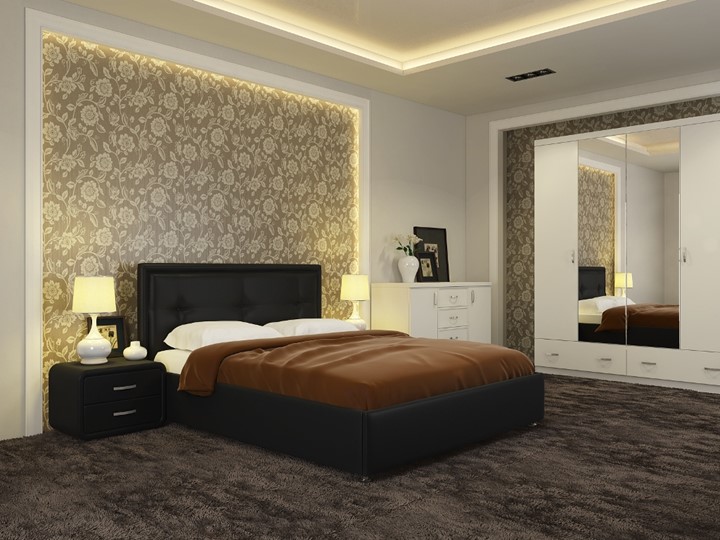 Спальная кровать Adele размер 160*200 с основанием в Салехарде - изображение 3