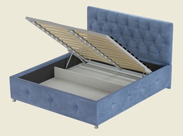 Двуспальная кровать Афины 160х200 с подъемным механизмом и дном в Салехарде - предосмотр