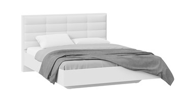 Кровать 2-спальная ТриЯ Агата тип 1 (Белый) в Салехарде