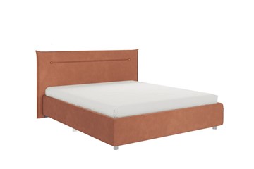 Двуспальная кровать Альба 1.6, персик (велюр) в Новом Уренгое