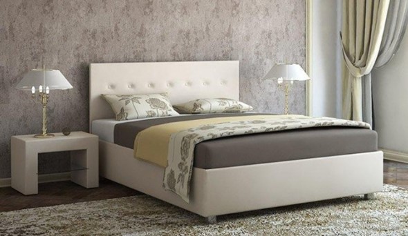 Двуспальная кровать Ameli с ортопедической решеткой 160х200 в Салехарде - изображение