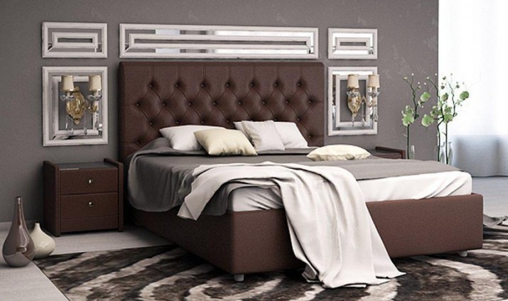 Кровать в спальню Beatrice с ортопедической решеткой 180х190 в Салехарде - изображение 4