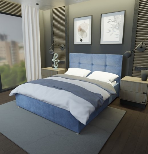 Спальная кровать Бэлль 160х200 с ортопедическим основанием в Салехарде - изображение 3