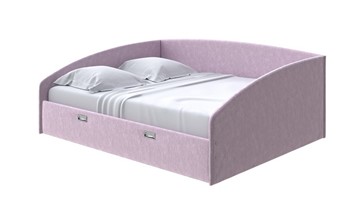 Спальная кровать Bono 160х200, Флок (Бентлей Нежно-лиловый) в Надыме