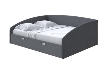 Спальная кровать Bono 160х200, Рогожка (Savana Grey) в Салехарде