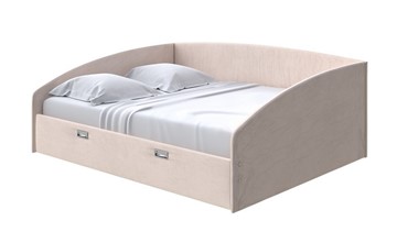 Спальная кровать Bono 160х200, Велюр (Ultra Суфле) в Салехарде - предосмотр