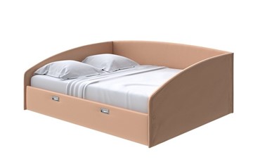 Спальная кровать Bono 180х200, Экокожа (Латунный перламутр) в Салехарде