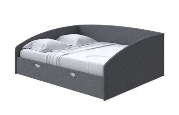 Кровать спальная Bono 180х200, Рогожка (Savana Grey) в Салехарде