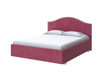 Кровать с мягкой спинкой Classic 160х200, Велюр (Casa Винный) в Салехарде