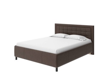 Двуспальная кровать Como (Veda) 2 140x200, Рогожка (Levis 37 Шоколад) в Салехарде