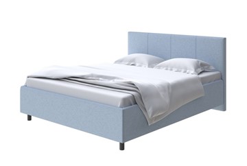 Спальная кровать Como (Veda) 3 160х200, Велюр (Scandi Cotton 21 Китайский Голубой) в Салехарде