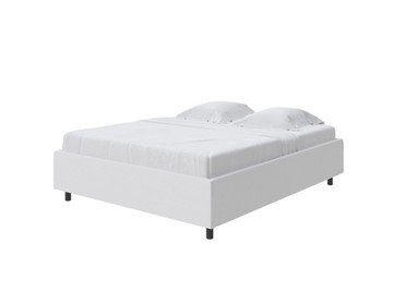 Кровать в спальню Como (Veda) Base 1 140x200, Экокожа (Белый) в Лабытнанги