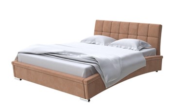 Кровать спальная Corso-1L 180х200, Микровелюр (Manhattan Брауни) в Муравленко