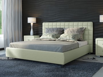 Кровать в спальню Corso-3 140x200, Экокожа (Зеленое яблоко) в Салехарде