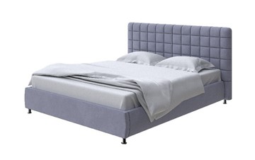 Двуспальная кровать Corso-3 140x200, Велюр (Casa Благородный серый) в Салехарде