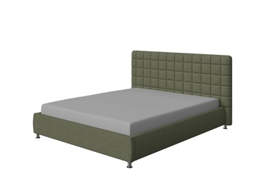 Спальная кровать Corso-3 200x200, Искусственная шерсть (Лама Авокадо) в Салехарде